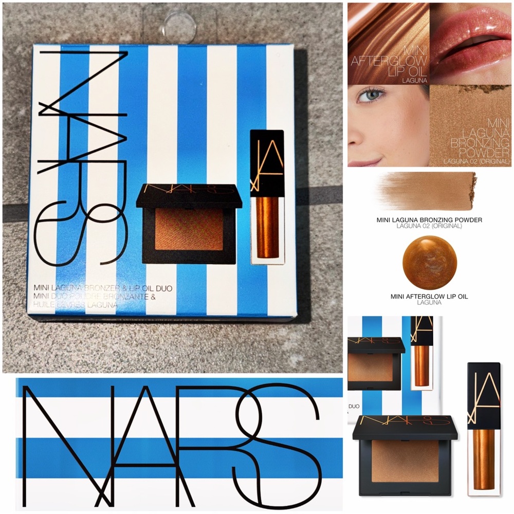 NIB - NARS - Laguna Mini Bronzer and Lip Oil Duo Set